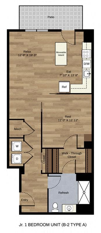 One Bedroom One Bath